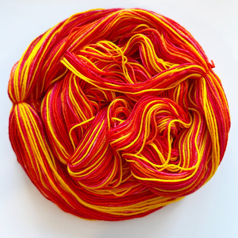 Crimson Sizzle Self Striping - Yarn - Kaleidotoes