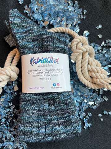 Blue Bandana - Socks-Kaleidotoes