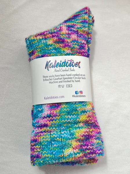 Psychedelic Rainbow - Socks-Kaleidotoes
