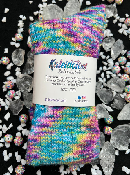 Psychedelic Rainbow - Socks-Kaleidotoes