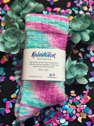 Unicorn Tail - Socks-Kaleidotoes